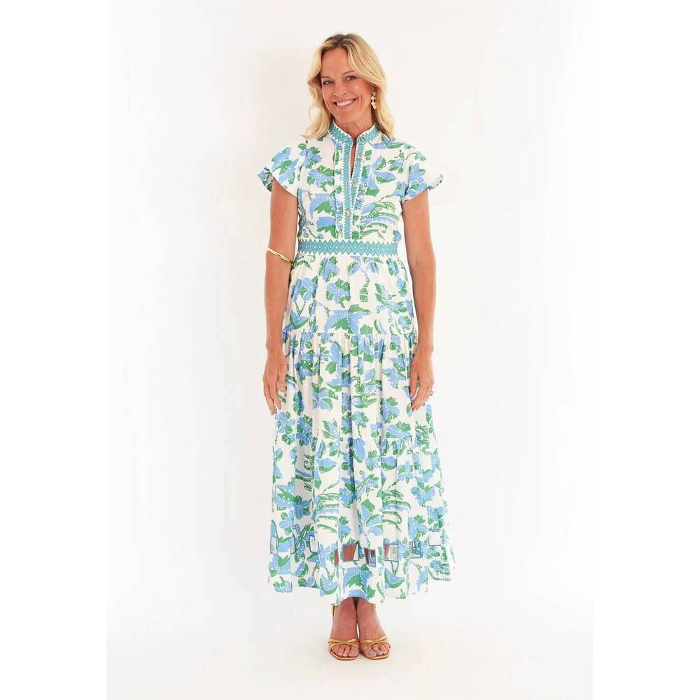 NEW CK BRADLEY doon dress in white floral